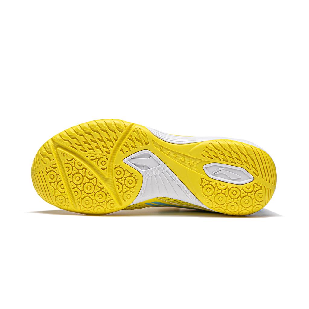 Li Ning Kids Qilin 3.0 Mesh Cool Comfortable Shock Absorbing Breathable Low Top Training Shoes Kids Training Shoes Yellow Blue APPU033-2