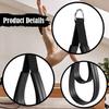 2x Pilates Double Loop Straps for Reformer Fitness Workout D Rings Strap Handle for Women Men Core Training Arms Beginner Yoga