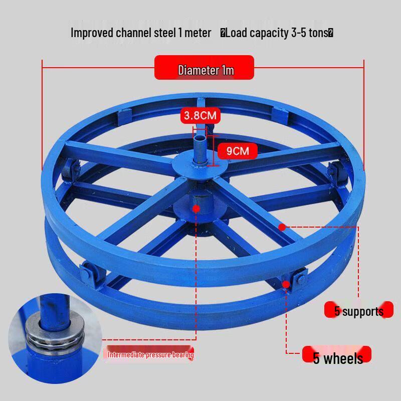 Industrial Rail-Type Cable Dispenser Reel