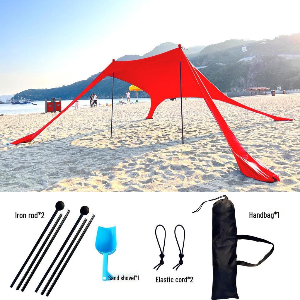 Przenośny Parasol Plażowy Lycra Namiot Baldachim