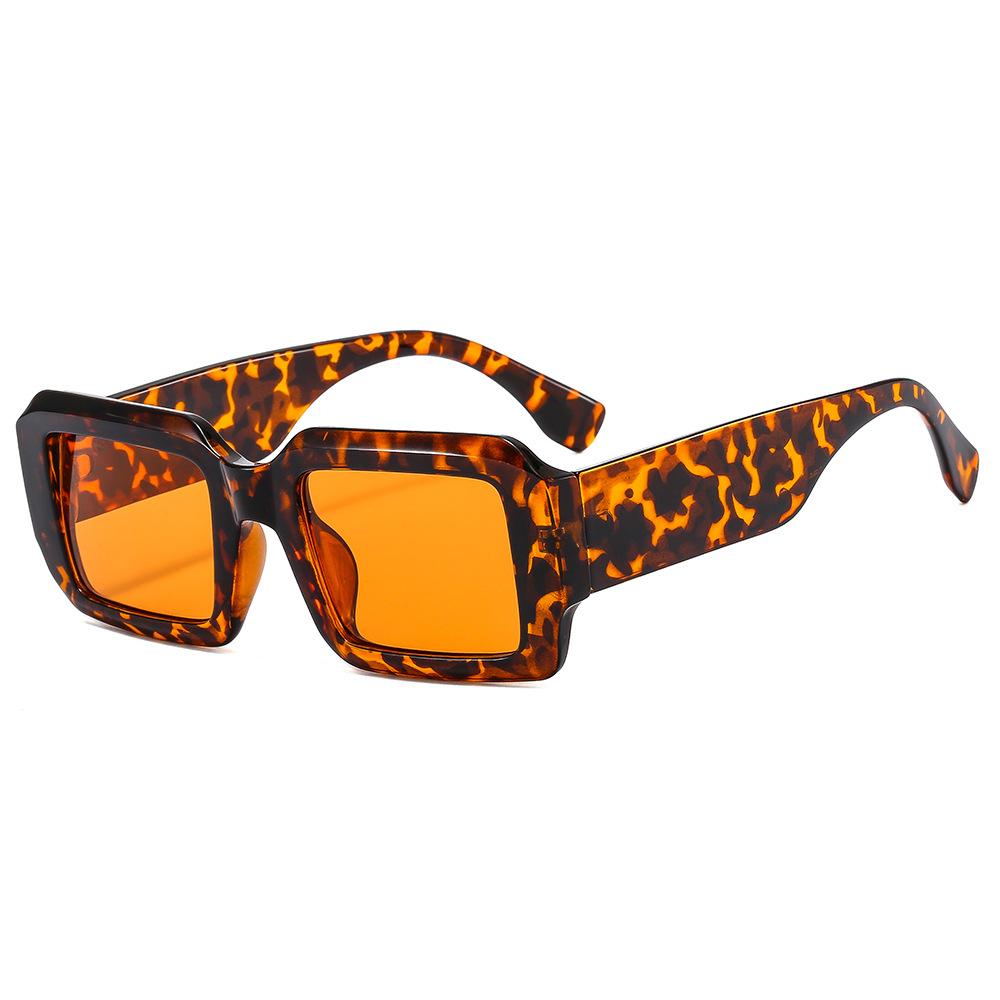 Vintage Rectangle Sunglasses Fashion Square Candy Color Shades Eyewear Trendy Retro Women Brand Design Sun Glasses