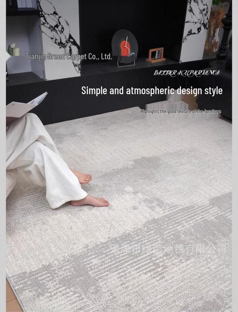 Antibacterial Waterproof Wash-Free Minimalist Luxury Living Room and Bedroom Rug