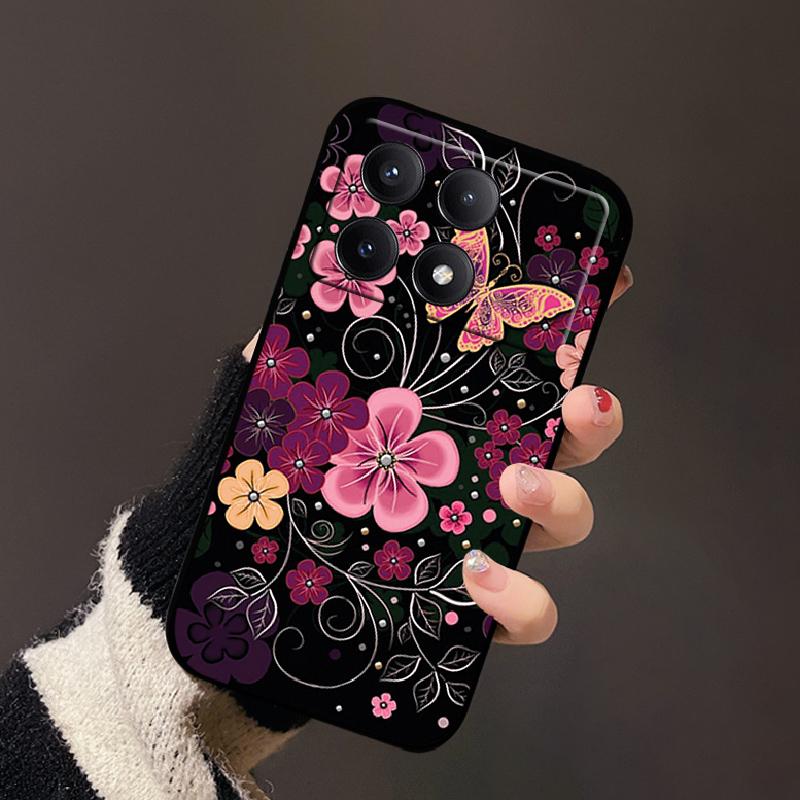For Xiaomi Poco X6 Pro Case Fashion Painting Soft Silicone Back Cover For Xiaomi PocoX6 Pro Funda Poco X6Pro Bumper Cartoon Capa
