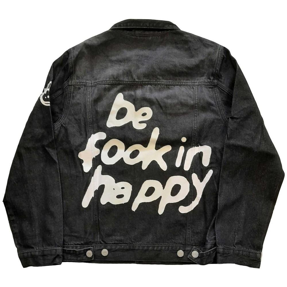 Yungblud Unisex Adult Be Fooking Happy denimjakke