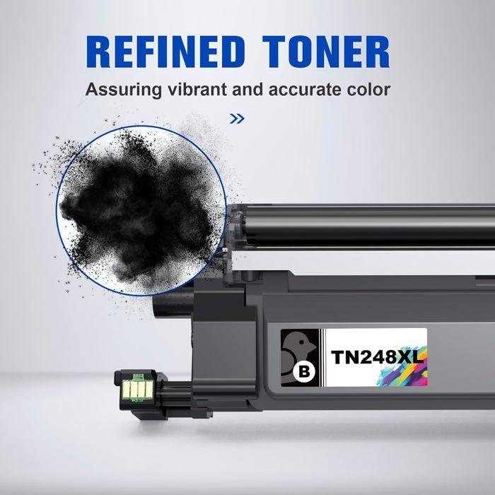 Tn248Xl Tn 248Xl Bk Compatible Toner For Brother Dcp-L3520Cdw Hl-L8230Cdw Mfc-L3740Cdw Hl-L3220Cw Mfc-L8390Cdw Dcp-L3555Cdw [J185]