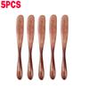 Phoebe Wood Butter Spreader Japanese Style Flat Thin Blade for Jam Cheese Toast Smooth Polished Handle Kitchen Gift Rustic 1