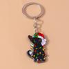 Creative Funny Cat Keychain Cartoon Animal Key Ring Pendant for Car Key Holder Women Girl Handbag Decor Charms DIY Jewelry Gifts