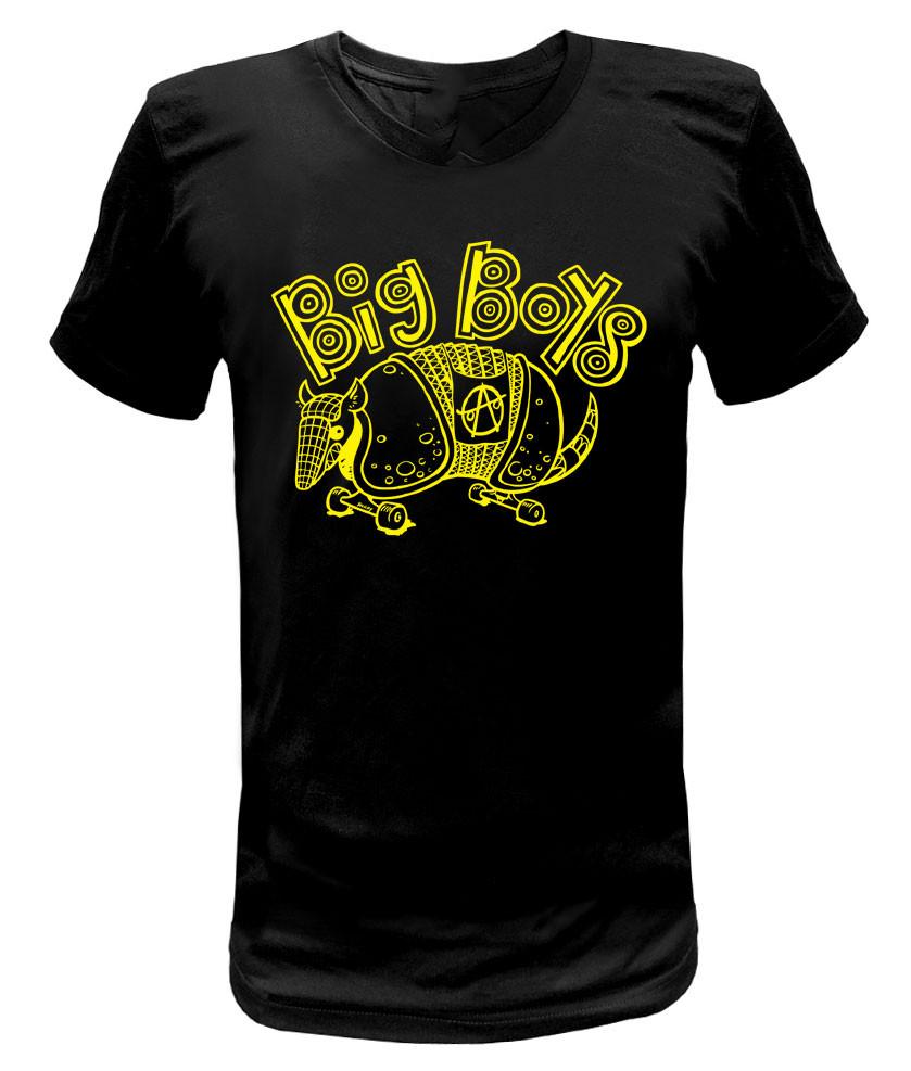 NEW Big Boys rock band ARTWORK black T-shirt unisex All sizes XA1036