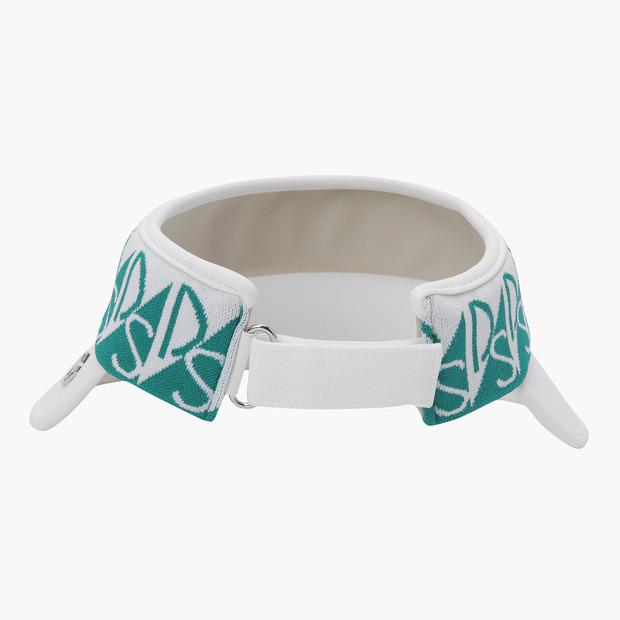 DESCENTE GOLF Women'S Pattern Point Wide Sun Visor
