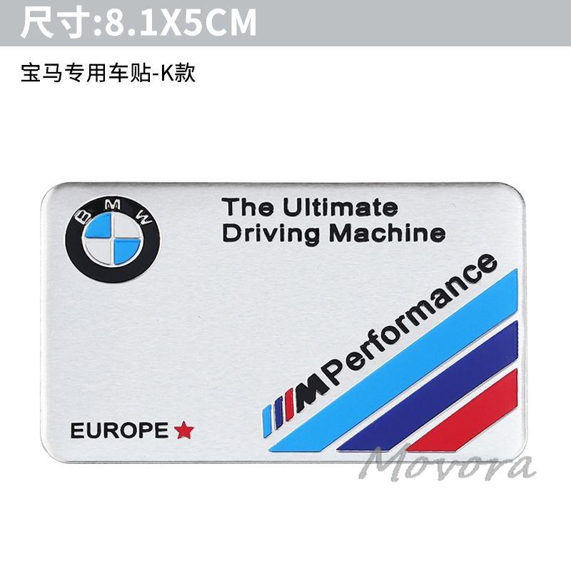 ta30-Car Styling Emblem Aluminum Alloy Car Fender Trunk Badge Stickers Decoration For BMW E46 E90 E60 F30 F10 E39 E36 F20 G30 G20 E87
