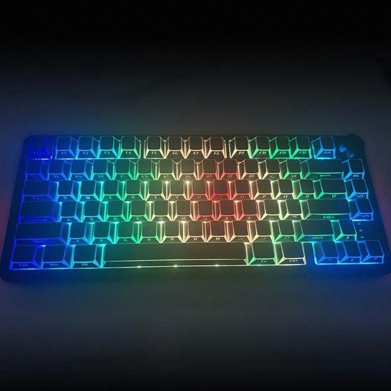 137 Tasten PBT Double Shot Seitenaufdruck TastenkappenFür 61 64 68 75 84 87 96 98 100 104 108 Tasten Mechanische Tastatur Kantenbeleuchtung