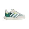 Adidas Originals Retropy F2 Stoff Bequem Vielseitig Mode Langlebig Low-Top Walker Schuhe Babyschuhe Grün Weiß JR7995