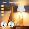 2-in-1 Tischlampe Kabellose Weinflaschenlampe Aufladen Touch-Steuerung Stimmungslicht Dimmbare LED-Tischlampe Bar Hotel Café Nachtlicht Umgebungsbeleuchtung
