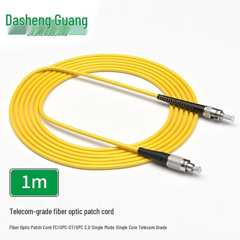 

Dasheng Optic Telecom-Grade Single Mode Low Smoke Zero Halogen Fiber Optic Patch Cables 1M