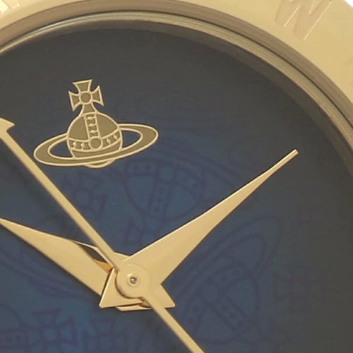 Vivienne Westwood Women's Watch, 29mm, Quartz, Navy/Black, Leather, VV092NVNV