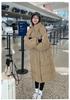 European Women's Mid-Length Down Jacket - Winter 2024 Arrival, Over-the-Knee, Loose Fit, Thickened Cotton Coat