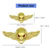 3D Metal Devil Skull Car Emblems Sticker Auto Badge Sticker Bumper Decal for Car SUV Truck Motorbike