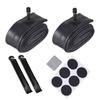 Mountain Bike Tubes 26X1.75/2.125 Bicycle Inner Tire with Tire Levers Tire Patch and Metal Rasps