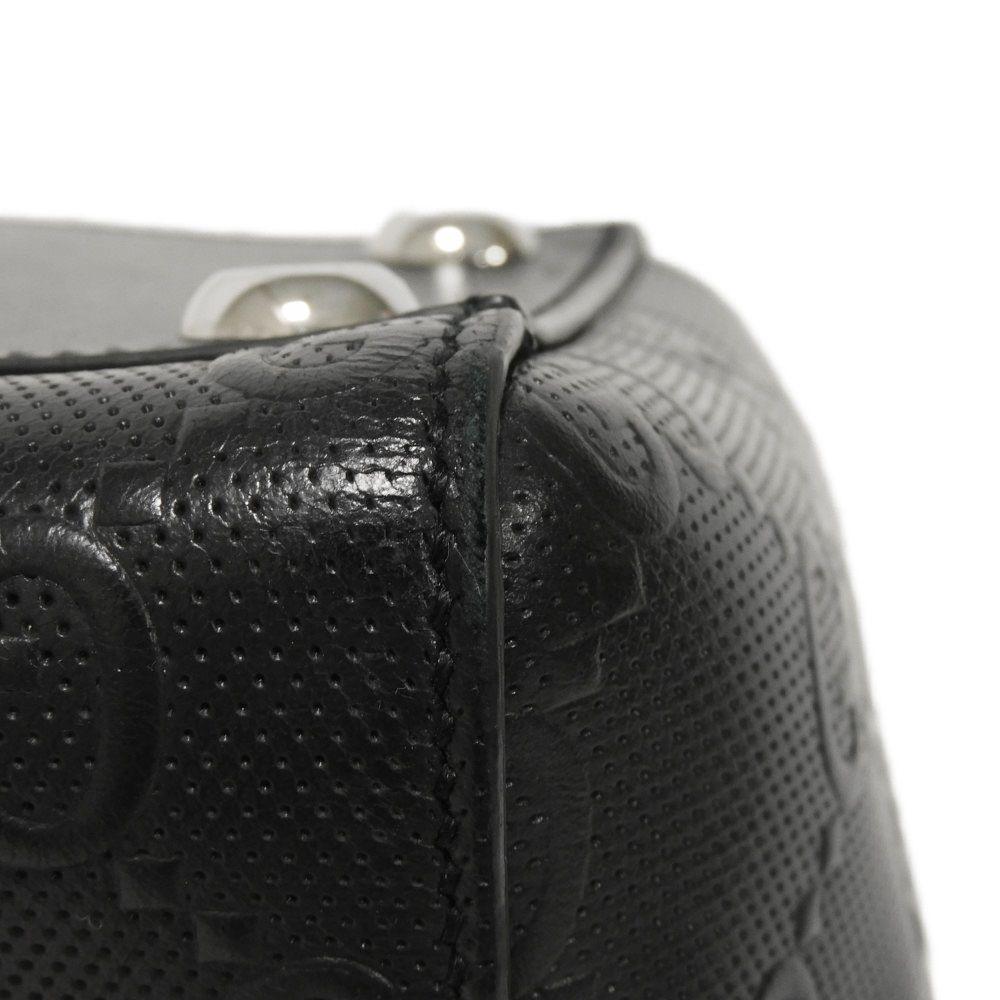 Used 9539 GG Embossed Tote Bag 625774 7924 Punching Shoulder Bag Double G Black Men's from Japan AUTHENTIC