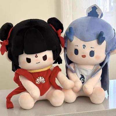 Nezha: Devil Child In The Sea Nezha Ao Bing 40cm Sitting Cotton Doll To Enjoy Birthday Gifts Big Doll