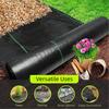 Weed Control Landscape Fabric Black Woven Agricultural Ground Cover  Driveway Control