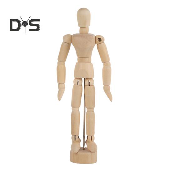 

Характер Украшение Художники Фотографы Твердая древесина Гибкая шарнирная фигура Украшение Модель художника Реквизит 5.5 inch