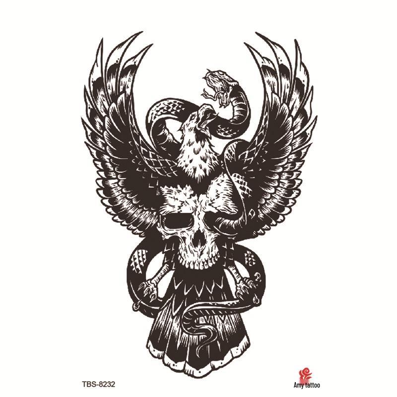 Wasserdichtes Ganzarm Totemsymbol Tattoo Aufkleber Set