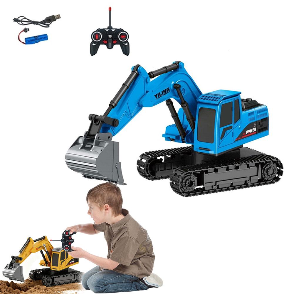 2.4G Excavator RC CAR Remote Control Engineering Dumper Vehicle Crawler Truck Bulldozer Toys Truck Bulldozer Electric Car