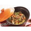 NARUMI Cook Bowl with Lid (Orange), 600cc, Heat-Resistant Ceramic, 41115-33021