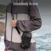 Borsa a tracolla tattica da esterno idrorepellente con design multistrato