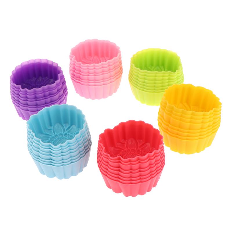 6ks 5cm slunečnicová forma na pudink Forma na muffiny, silikonové formy Příslušenství