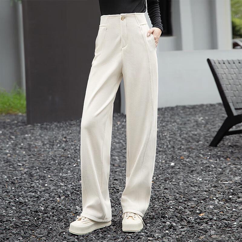 Silkbay Women's High-Waist Wide-Leg Casual Pants