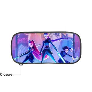 Huntrix Kpop Printing Peripheral Soft Pencil Bag Witch Hunter School Student Pencil Stationery Case