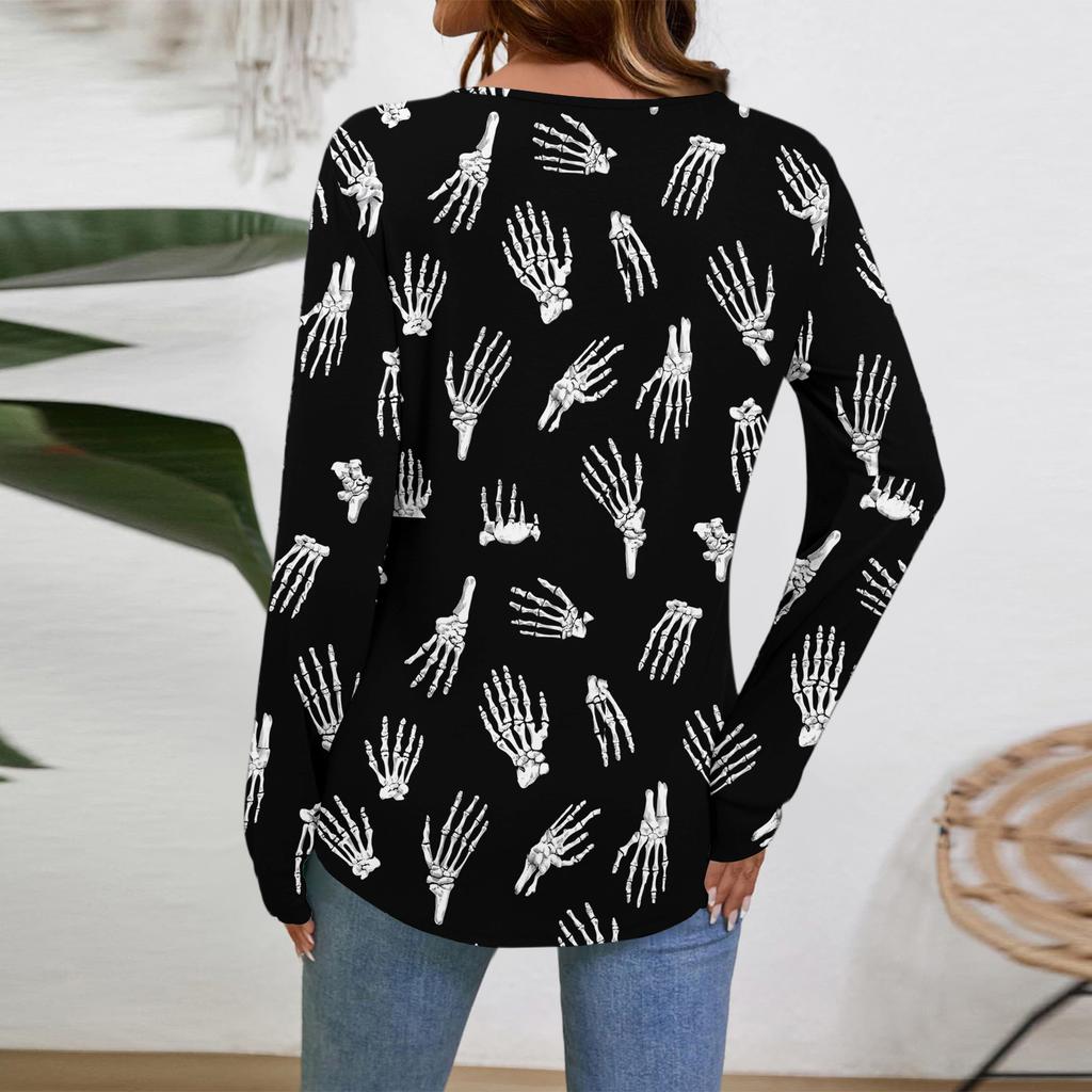 Women Long Sleeve Tops Dressy Casual V Neck Tshirts Basics Tee Vacation Fall Fashion Clothes