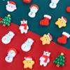 DIY Hairpin Making Cartoon Christmas Patches DIY Art Material New Year Ornament Home Embellishments