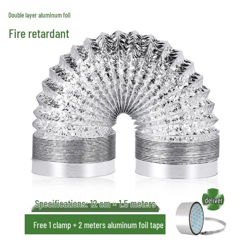 Aluminiumfolie Lüftungsabluftkanal für Badezimmer-Luftaustauscher