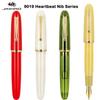 JINHAO 9019 Heartbeat Nib Fountain Pen Resin Pen F/M Nib with Large Converter Stationery Office School Supplies Writing Pen