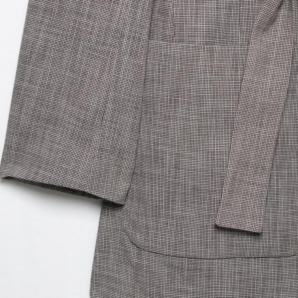 2025 Sommer Damen Slim-Fit Gürtel Casual Strukturierte Anzugjacke