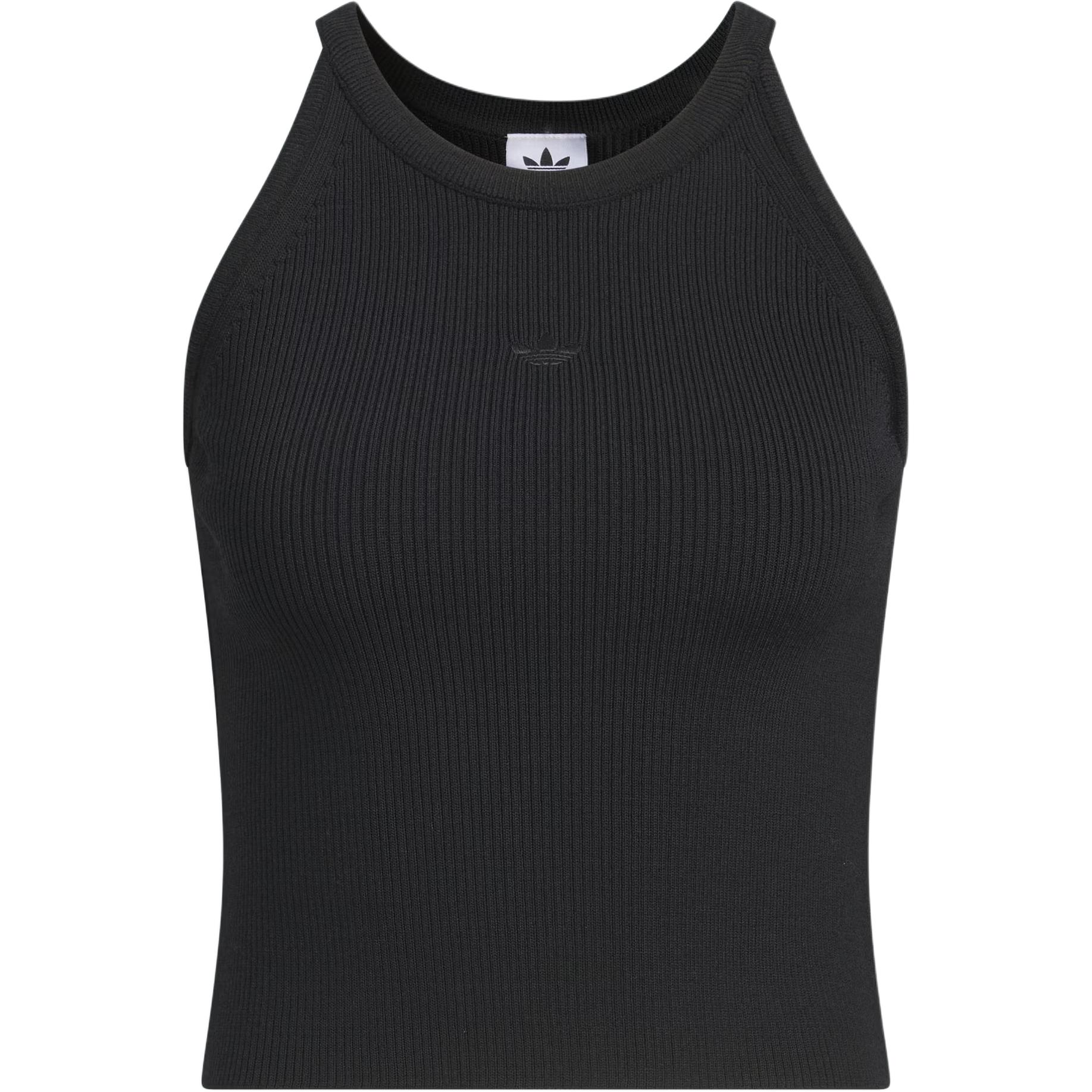 

Adidas Originals Premium Fully Fashioned Tank Top Women Tops Black KE3818 XL