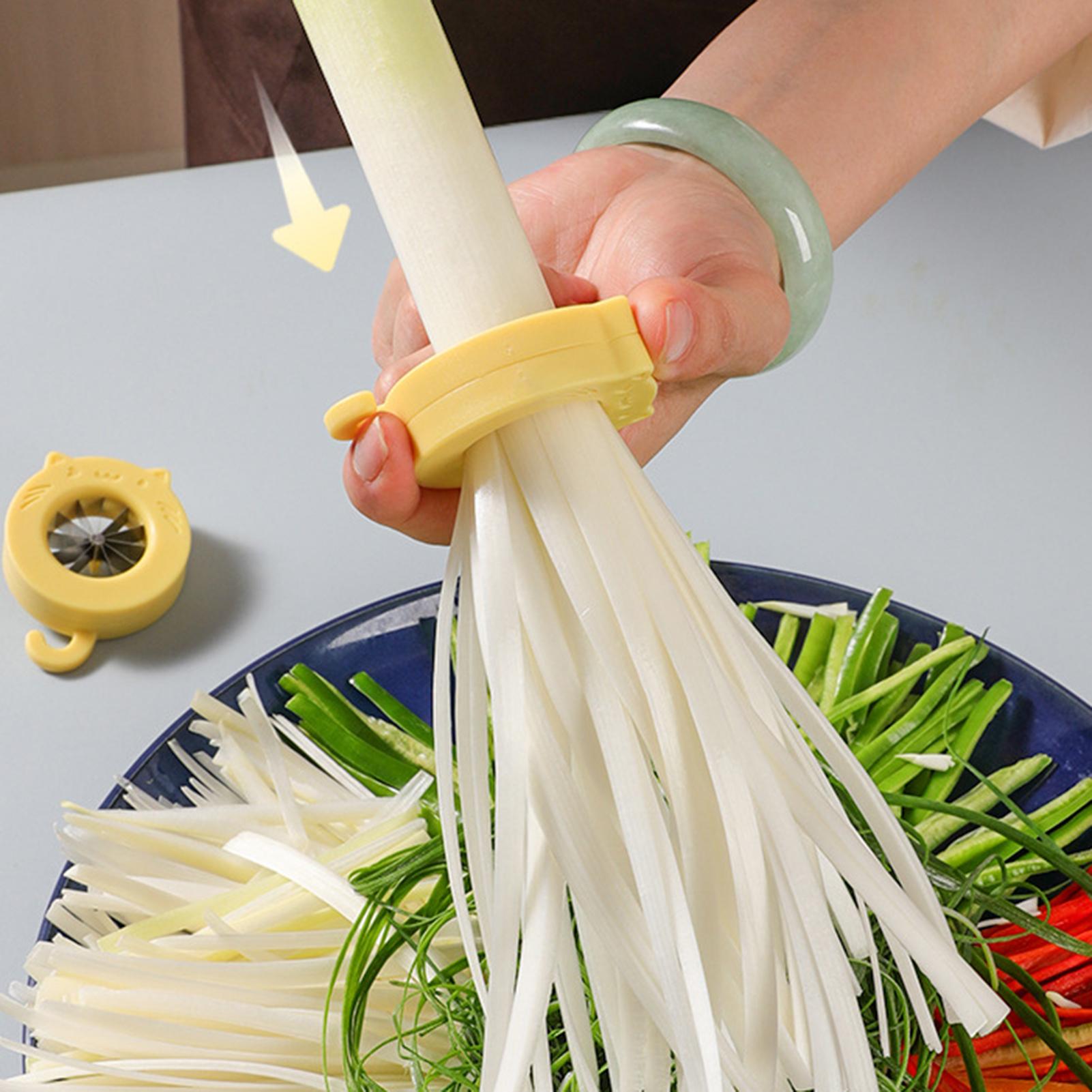 

Scallion Cutter Stainless Steel Green Onion Slicer Kitchen Gadgets Tool Shredding Professional Chopper For Chef Dining Salad China Mainland