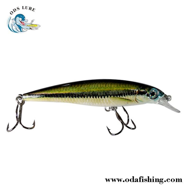 70Mm Abs Plastic Simulated Fishing Bait For Bionic Freshwater Sea Fishing Bait, Black Fish Luya Bait Mino Perch