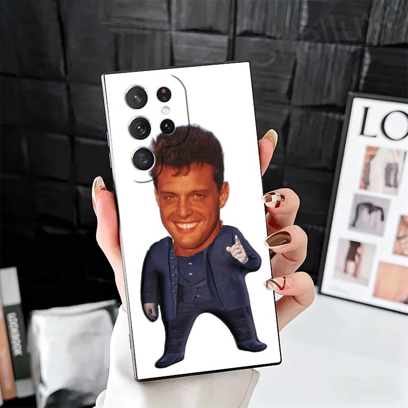 L-Luis M-Miguel Singer Soft Phone Case for Samsung Galaxy S26 S25 Edge S24 Ultra S23 Plus S22 S21 FE S20 Black Cover Back Shell