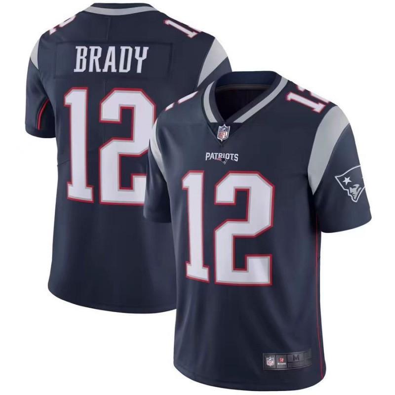 Mens New England Patriots 12 Brady Football Jersey - Multiple Colors Sizes