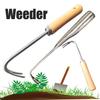 Hand Weed Puller V Shape Weeder Weeding Tools with Handle for Garden Weed Removal Tool Gardening Accessories