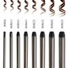 1pcs Professional Hair Curler Rotating Curling Iron Wand with Tourmaline Ceramic Anti-scalding Insulated Tip Styling Tool