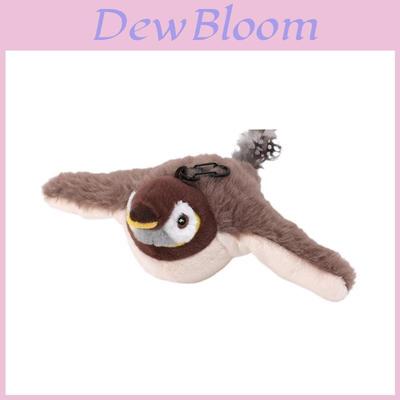 Simuliertes Plüschvogel-Haustier-Spielzeug mit flatternden Flügeln und zwitschernden Geräuschen für Spiel und Beschäftigung
