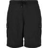 Short Cargo - Urban Classics - Noir - XL - 100% Polyester - Taille Élastique - Poches Cargo