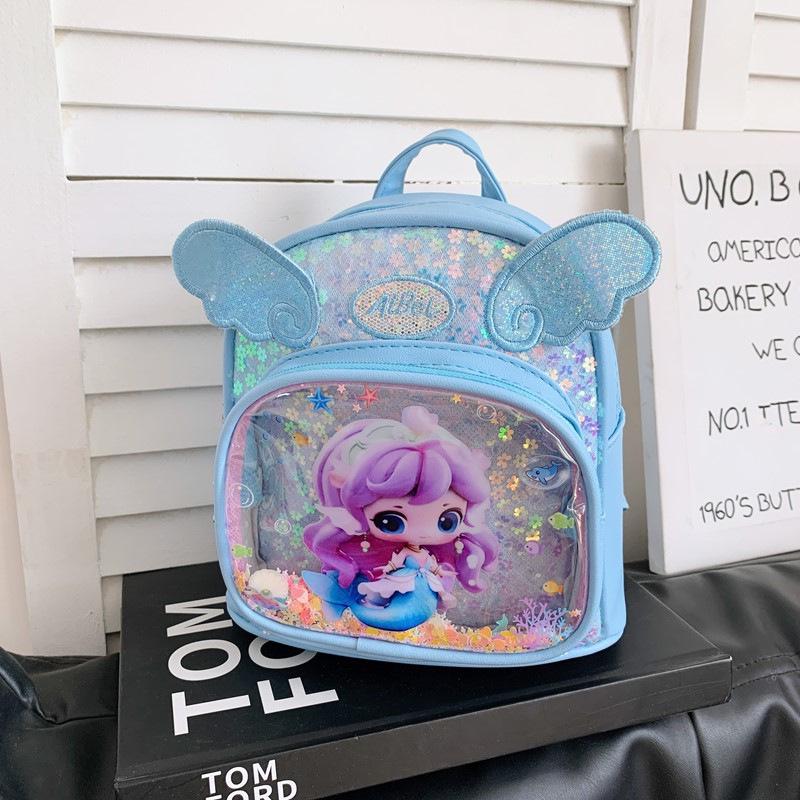 Pailletten Prinzessin Kinderrucksack - Niedlich, Leicht, Cartoon Vorschultasche für Kinder