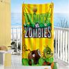 Plants Vs. Zombies Beach Towel Quick-Dry Soft Microfiber Comfortable Lightweight Perfect for Traveling Yoga Camping and Swimming