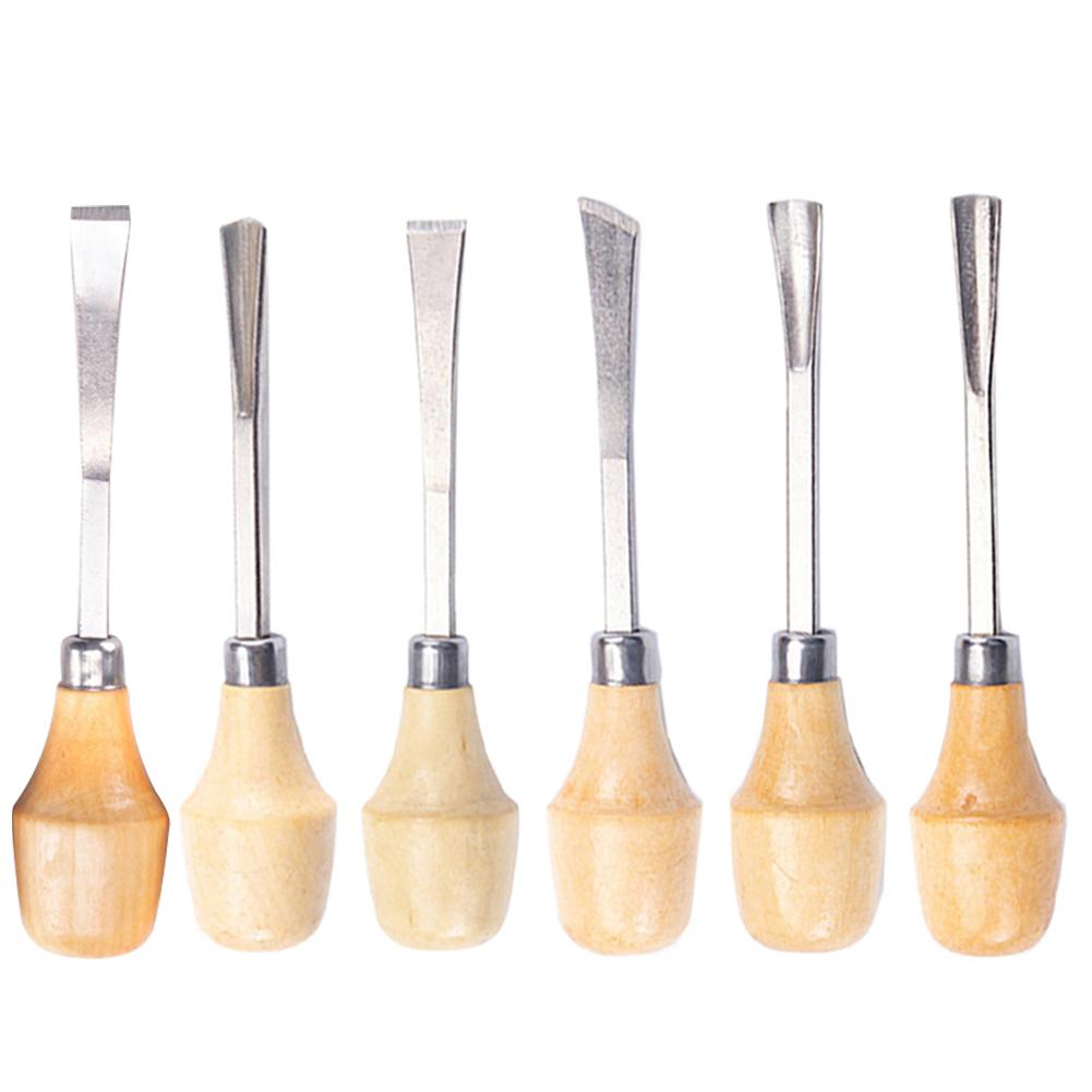 Hand Chisels Wood Carving Chisels 55mm Handle Beginners For Clay Wax Leather Set Straight - Semicircle Practical China Mainland